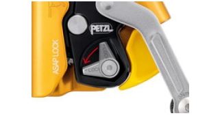 Spécificité n°4 de l'antichute mobile ASAP LOCK Petzl